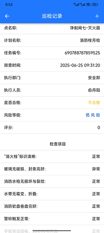 移动端记录详情